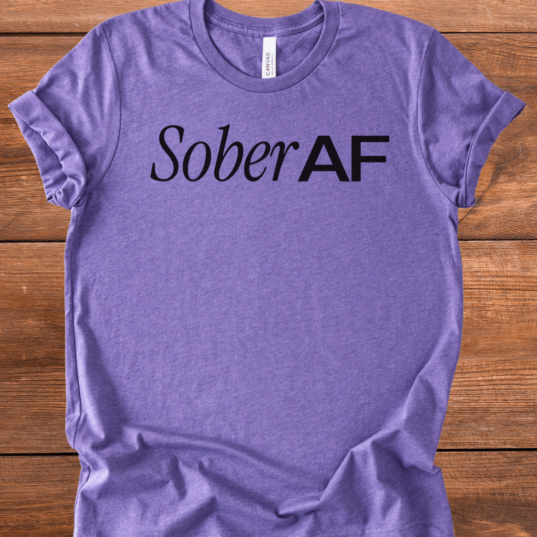 Vintage Recovery T-Shirt | Inspiring Sobriety | Sober AF
