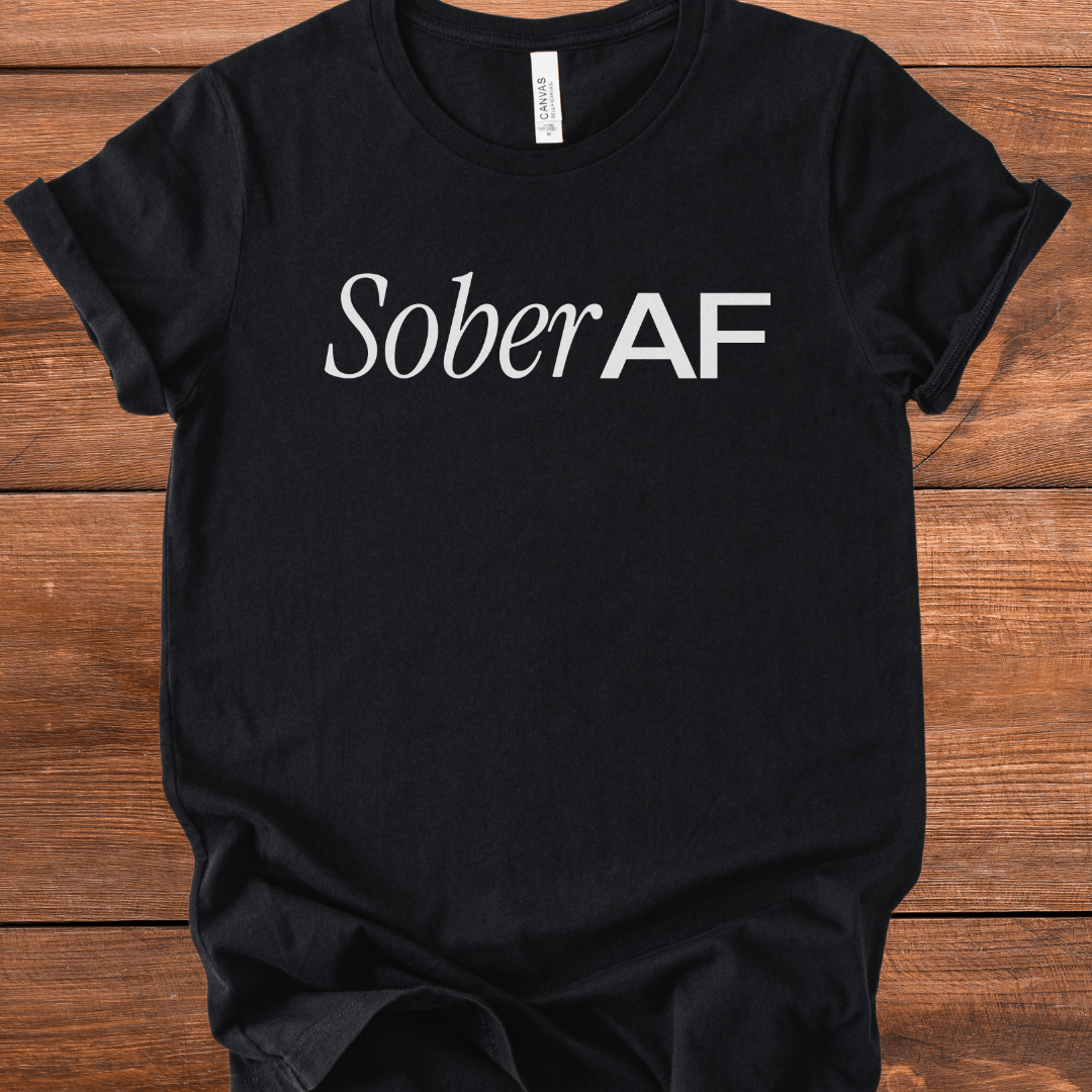 Vintage Recovery T-Shirt | Inspiring Sobriety | Sober AF
