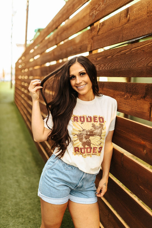Vintage Rodeo Poster Graphic Tee