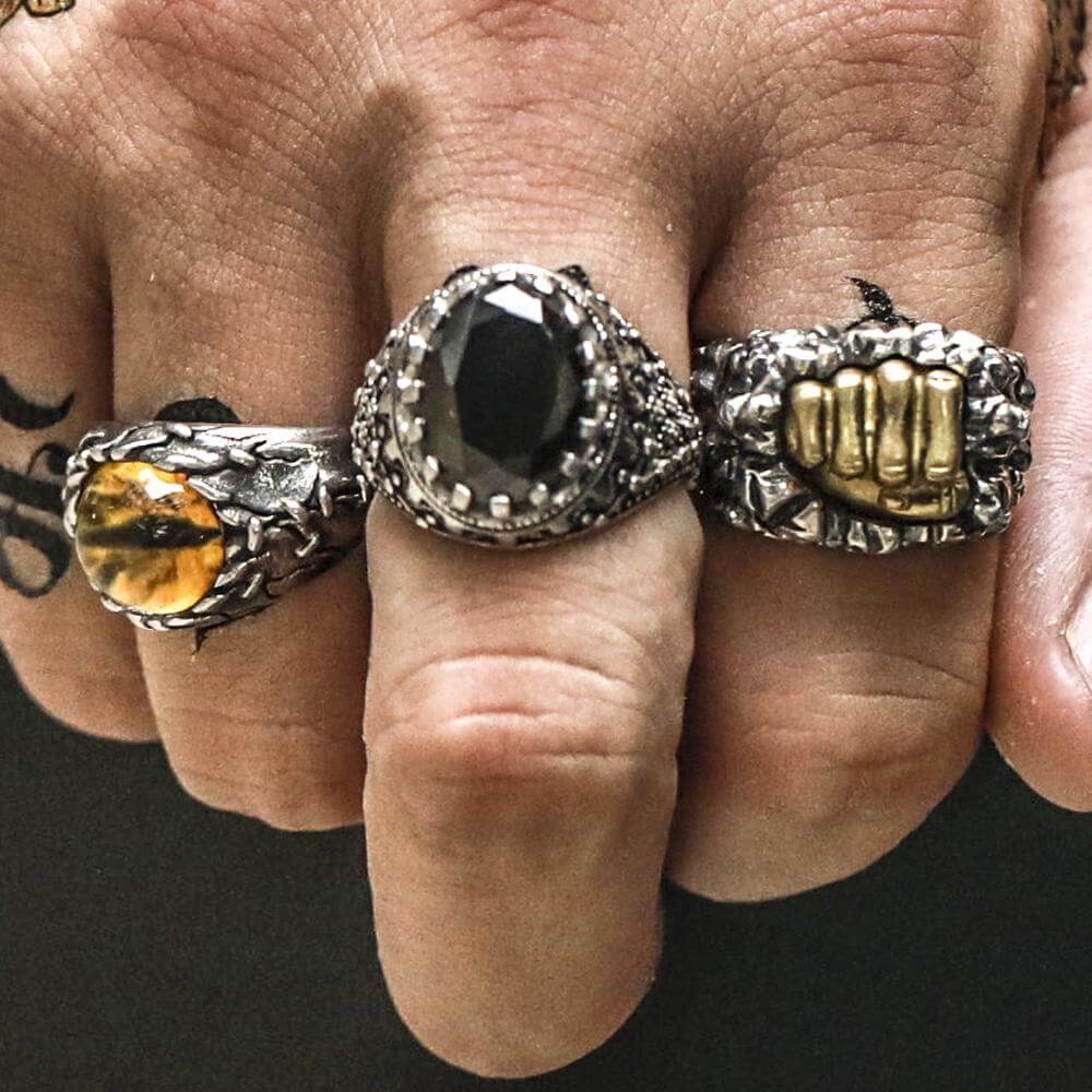 Vintage Dragon Eye Stainless Steel Ring