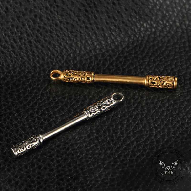 Vintage Wukong Jin Gu Bang Stainless Steel Pendant