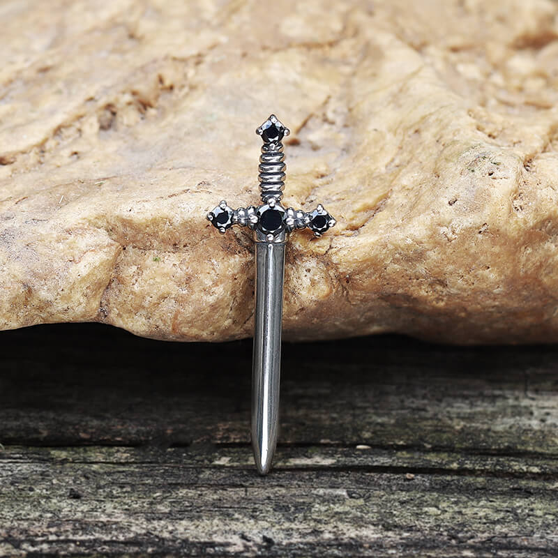 Vintage Sword Stainless Steel Pendant
