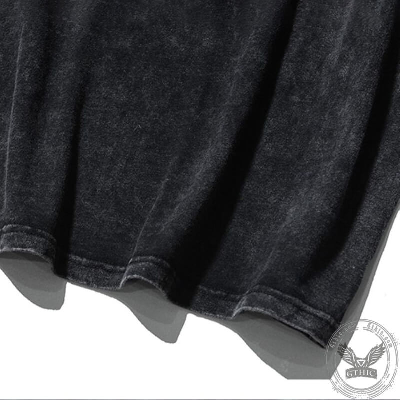 Vintage Washed Black Death Rat T-shirt