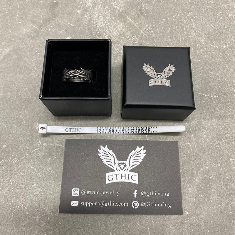 Vintage Wheat Ear Stainless Steel Ring