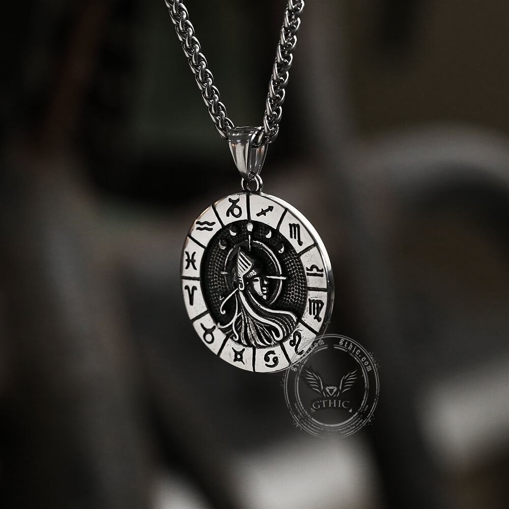 Virgo Stainless Steel Pendant