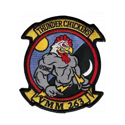VMM-263 Thunder Chickens - Marine Medium Tiltrotor Squadron USMC Patch