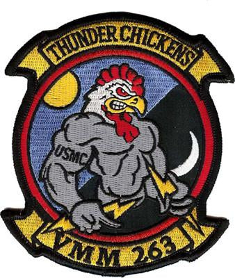 VMM-263 Thunder Chickens - Marine Medium Tiltrotor Squadron USMC Patch