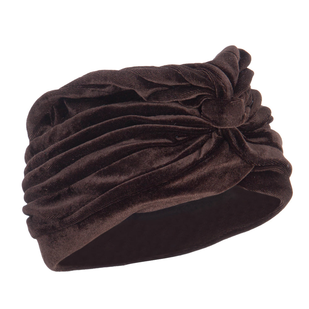 Women's Velvet Turban Hat