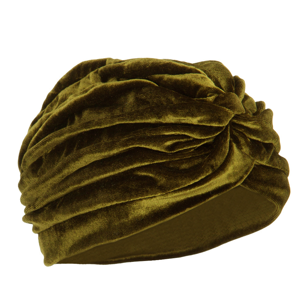 Women's Velvet Turban Hat