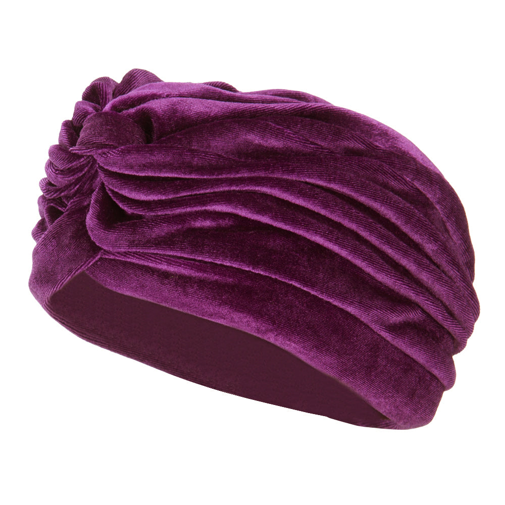Women's Velvet Turban Hat