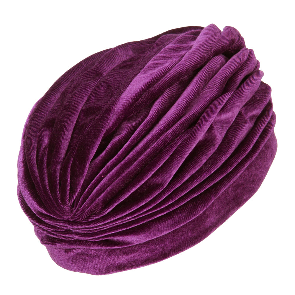 Women's Velvet Turban Hat