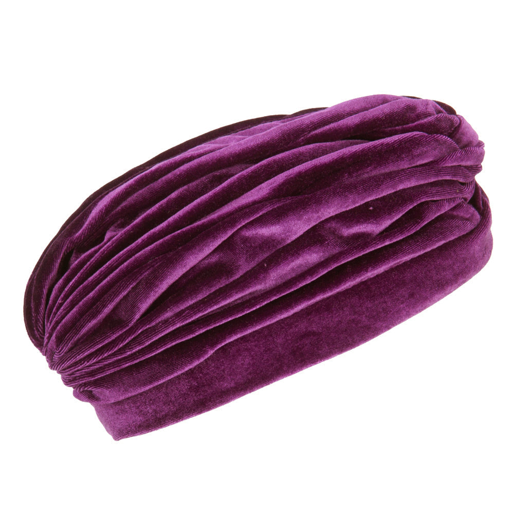 Women's Velvet Turban Hat