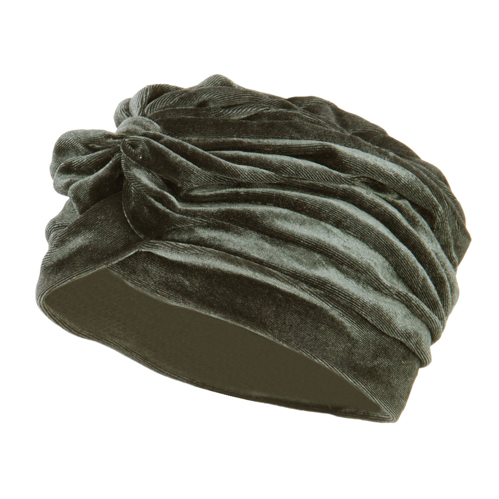 Women's Velvet Turban Hat
