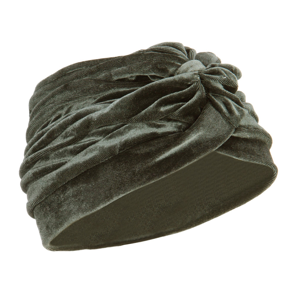 Women's Velvet Turban Hat