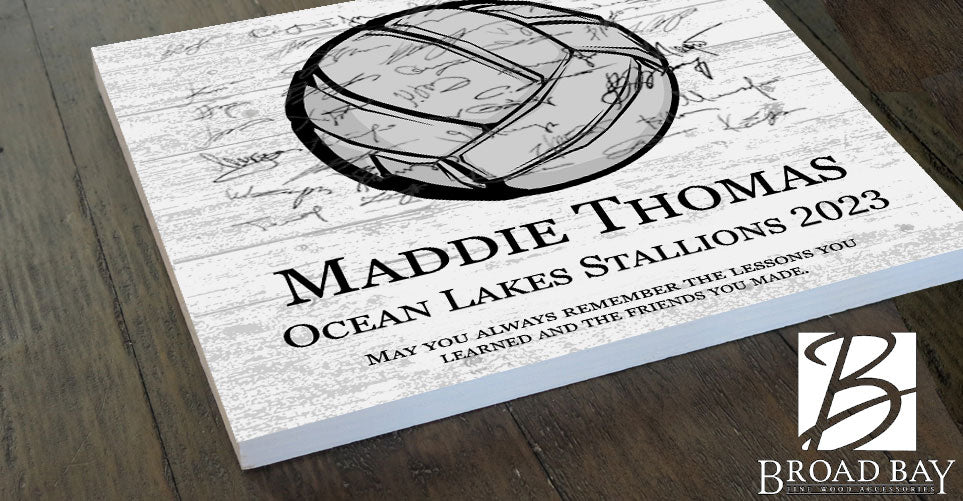 Volleyball Trophy Plaque - Recognition Award - for Players, Senior Season Gift, MVP or Coaches