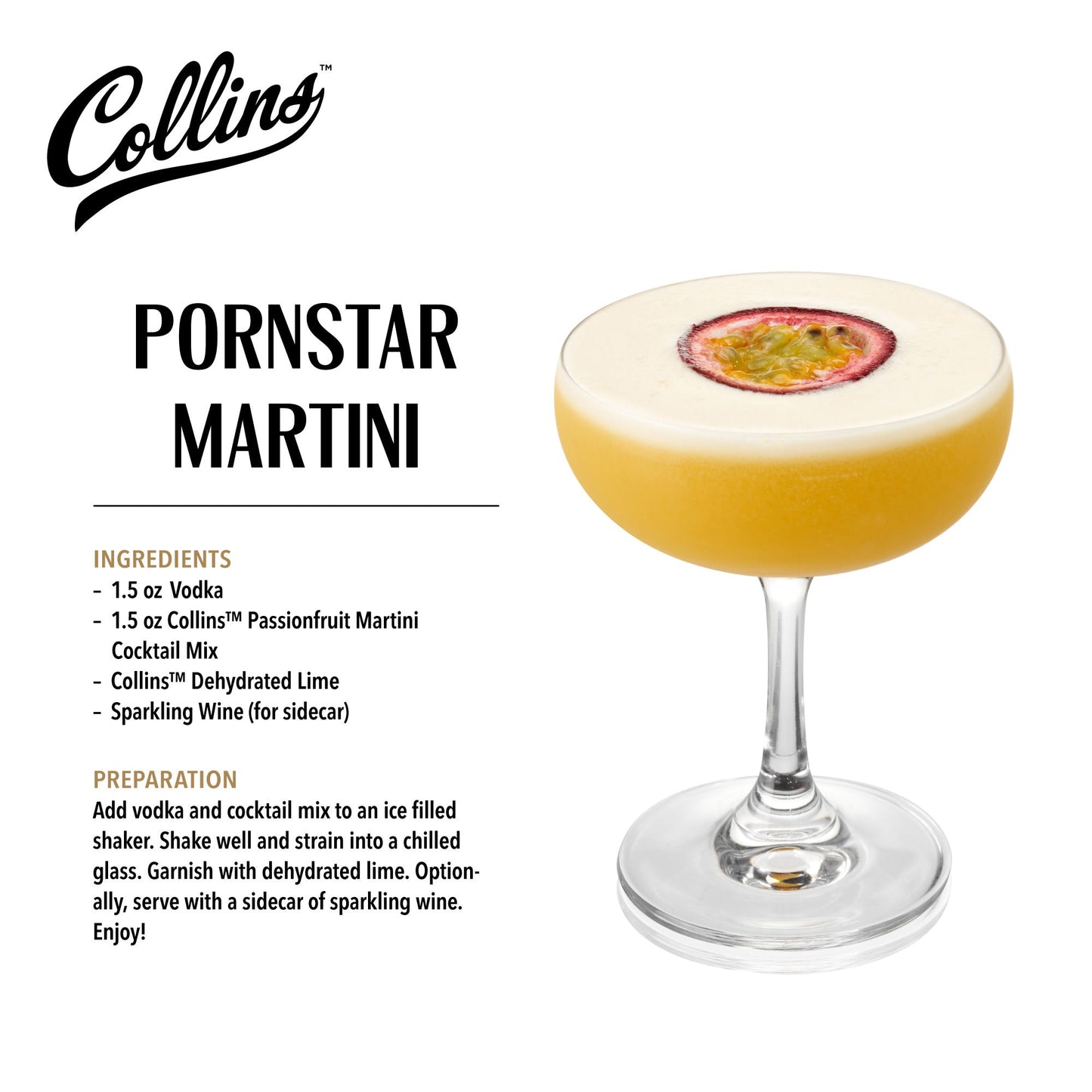 Passionfruit Martini Cocktail Mix, 12.7 oz