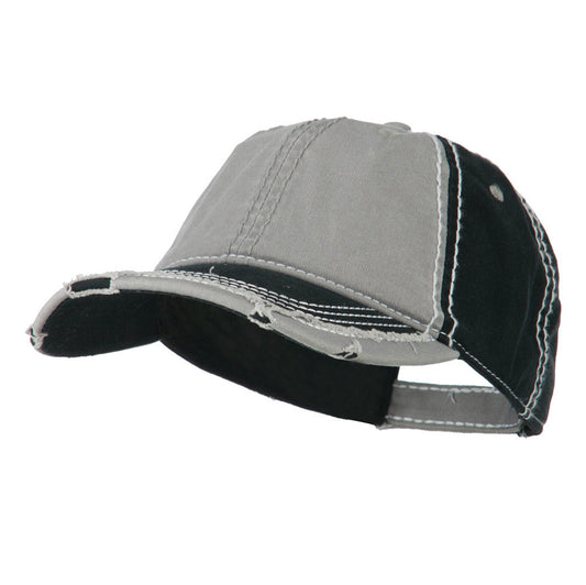 Vintage Washed Cotton Twill Frayed Bill Cap