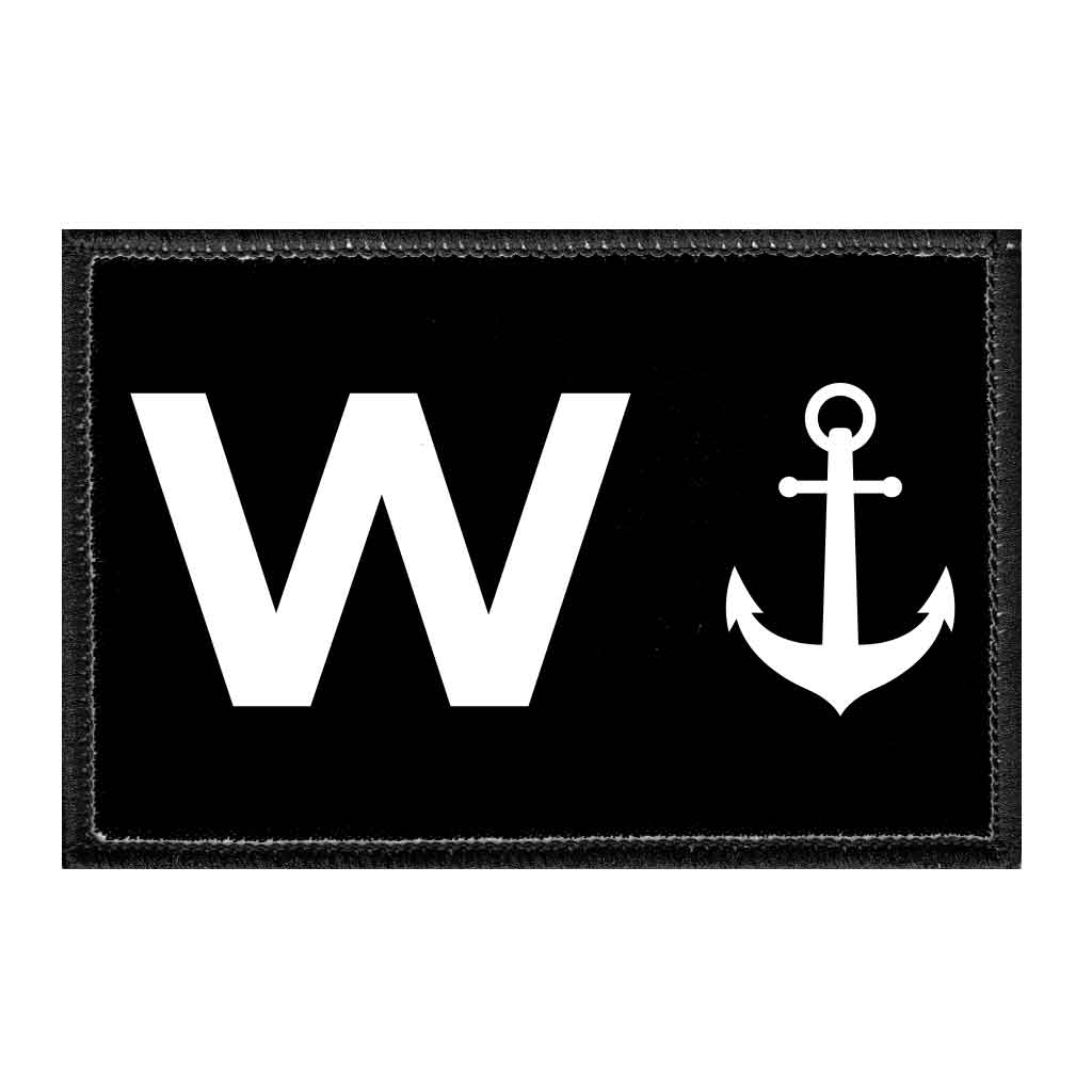 W - Anchor  - Removable Patch