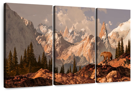 Rocky Mountain Bear Wall Art
