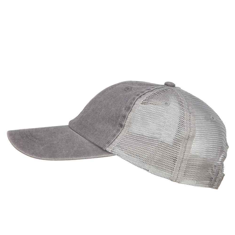 Washed Pigment Dyed Twill Trucker Cap