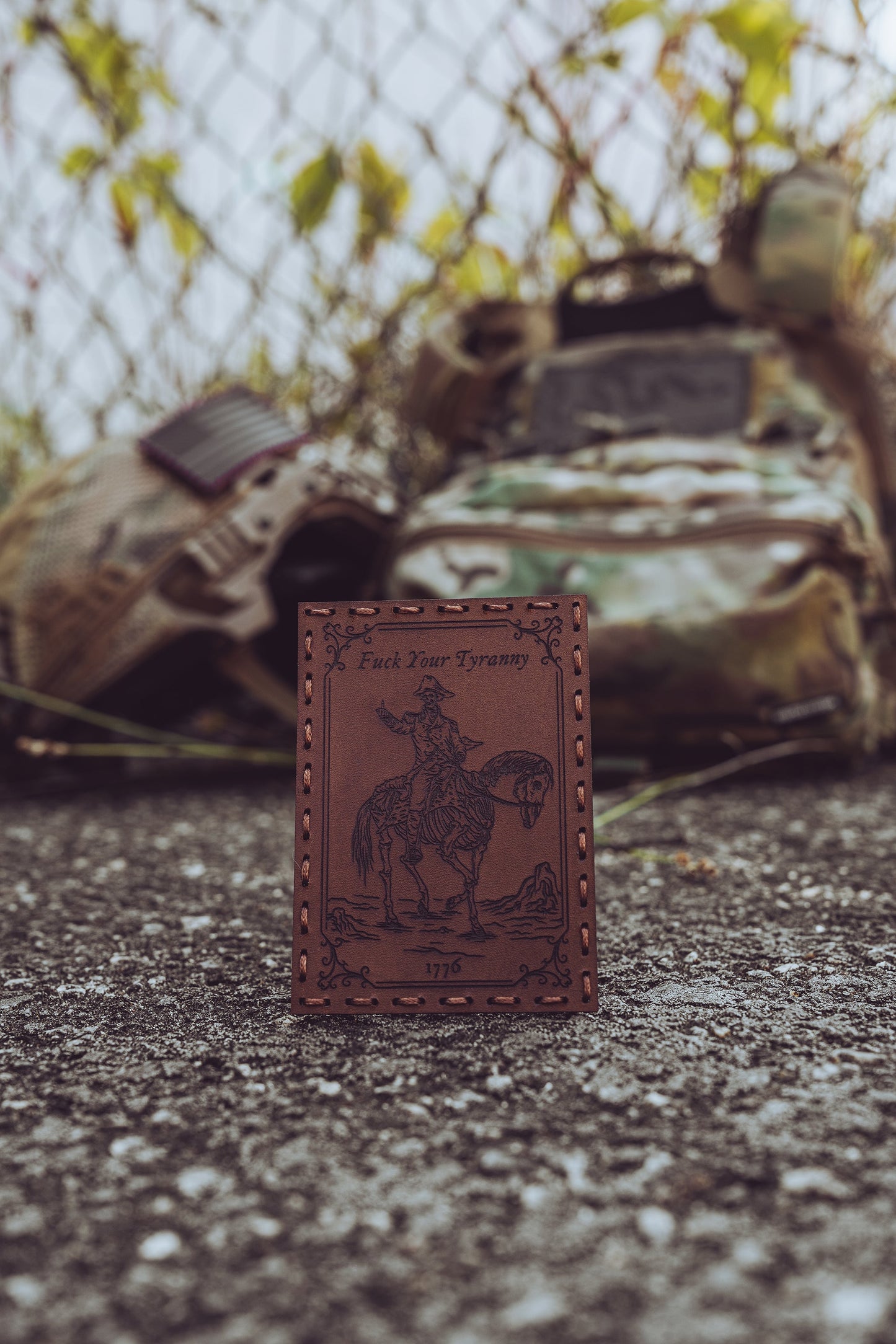 Pissed off Georgie Leather Patch