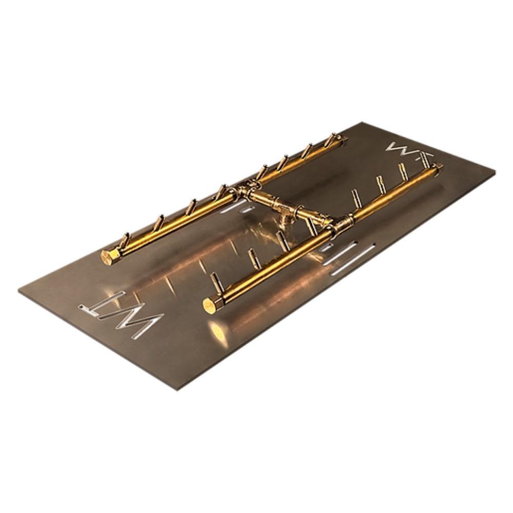 Warming Trends CFBH160 H-Style CROSSFIRE 24-Inch Brass Gas Burner