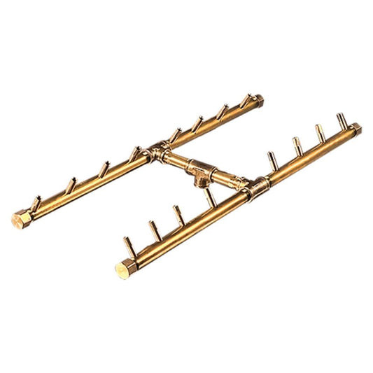 Warming Trends CFBH160 H-Style CROSSFIRE 24-Inch Brass Gas Burner