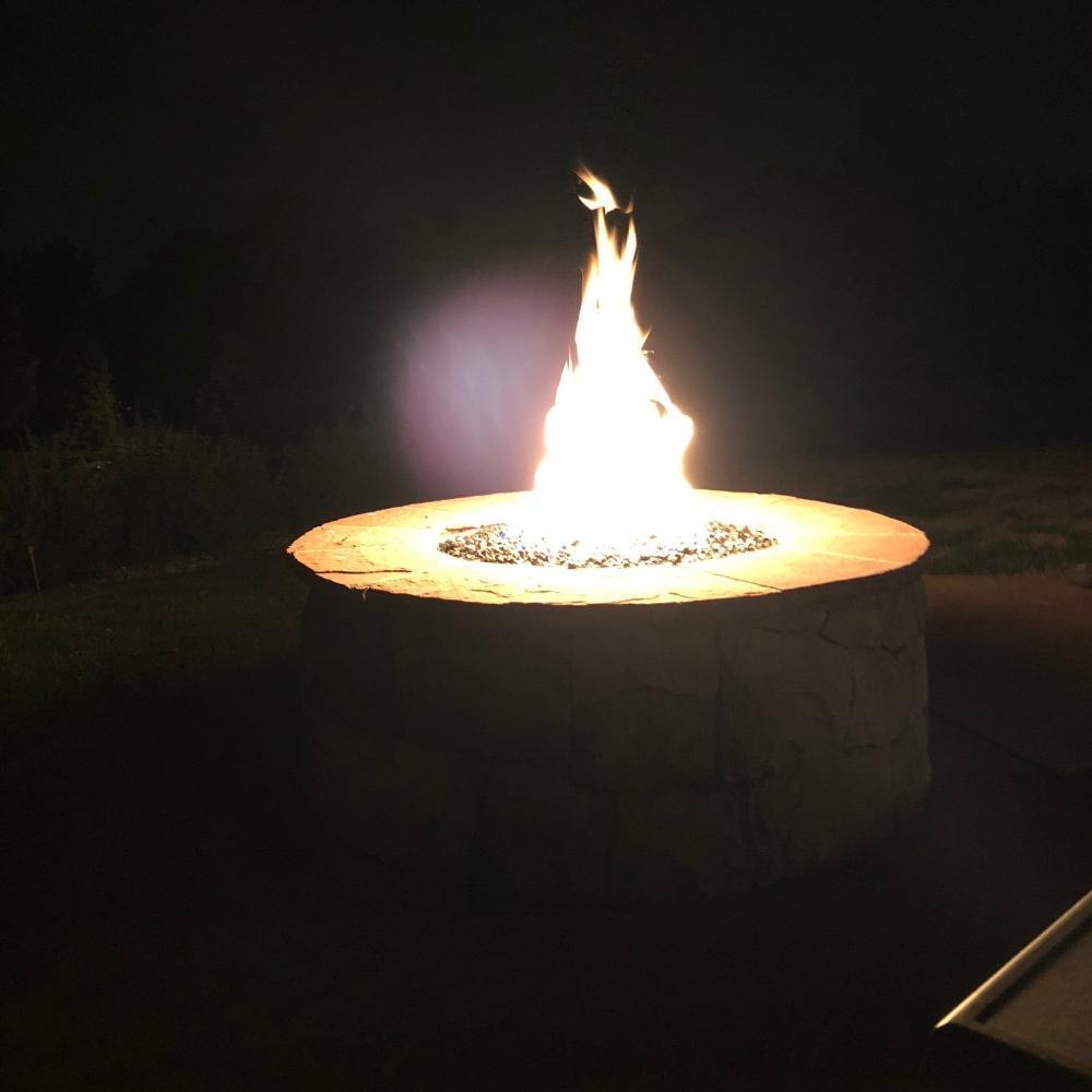 Warming Trends CFBO140 Octagonal CROSSFIRE 13-Inch Brass Gas Burner