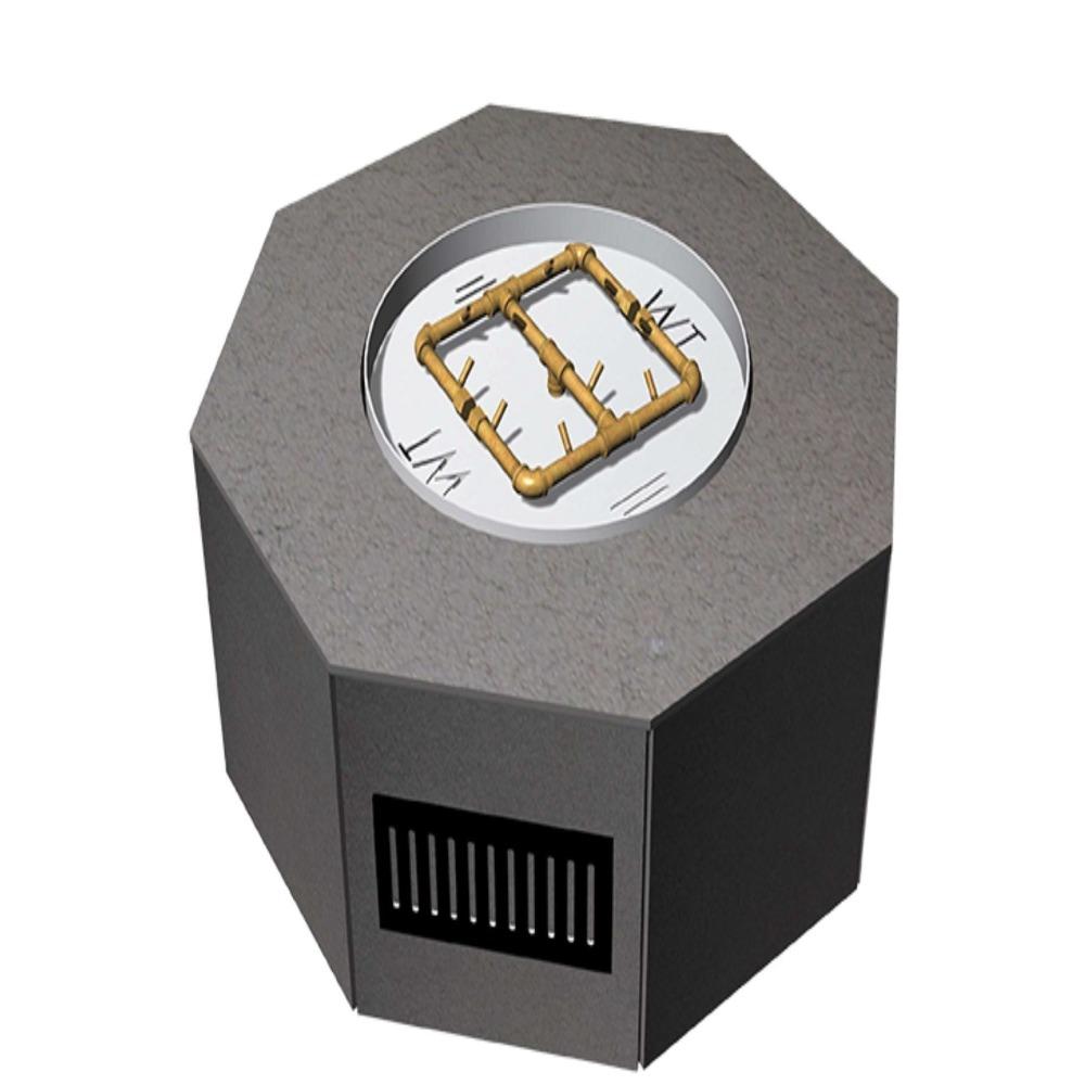 Warming Trends Ready to Finish Octagon Gas Fire Pit, Sizes: 42" - 60" Wide