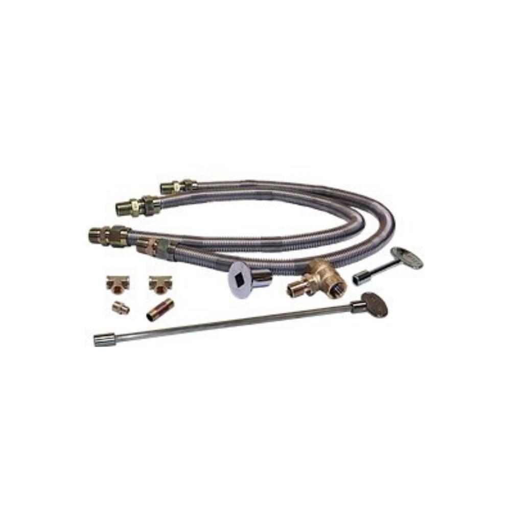 Warming Trends Ready to Finish Octagon Gas Fire Pit, Sizes: 42" - 60" Wide