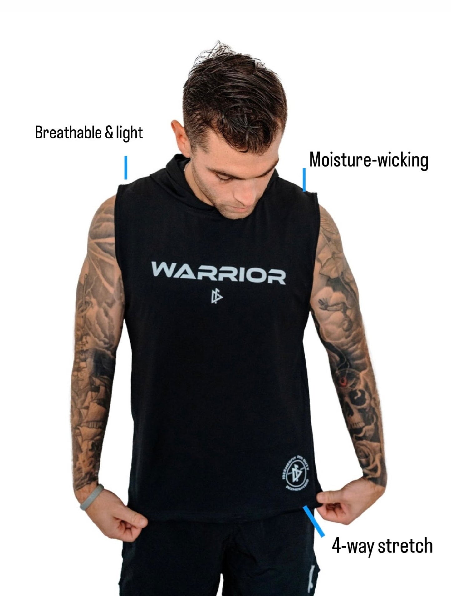 Warrior Sleeveless Hoodie