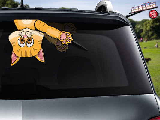 Dorito Waving Orange Kitten WipurrTags