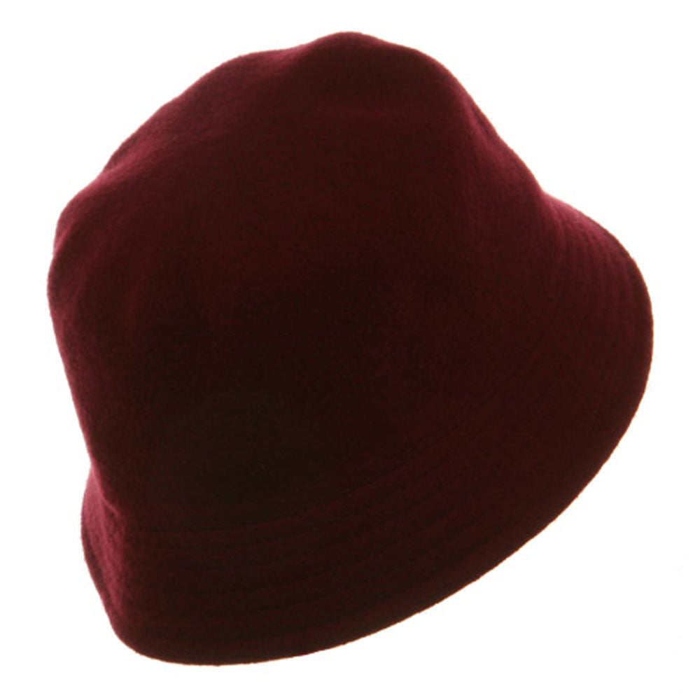 Wool Bucket Hat with Stitches