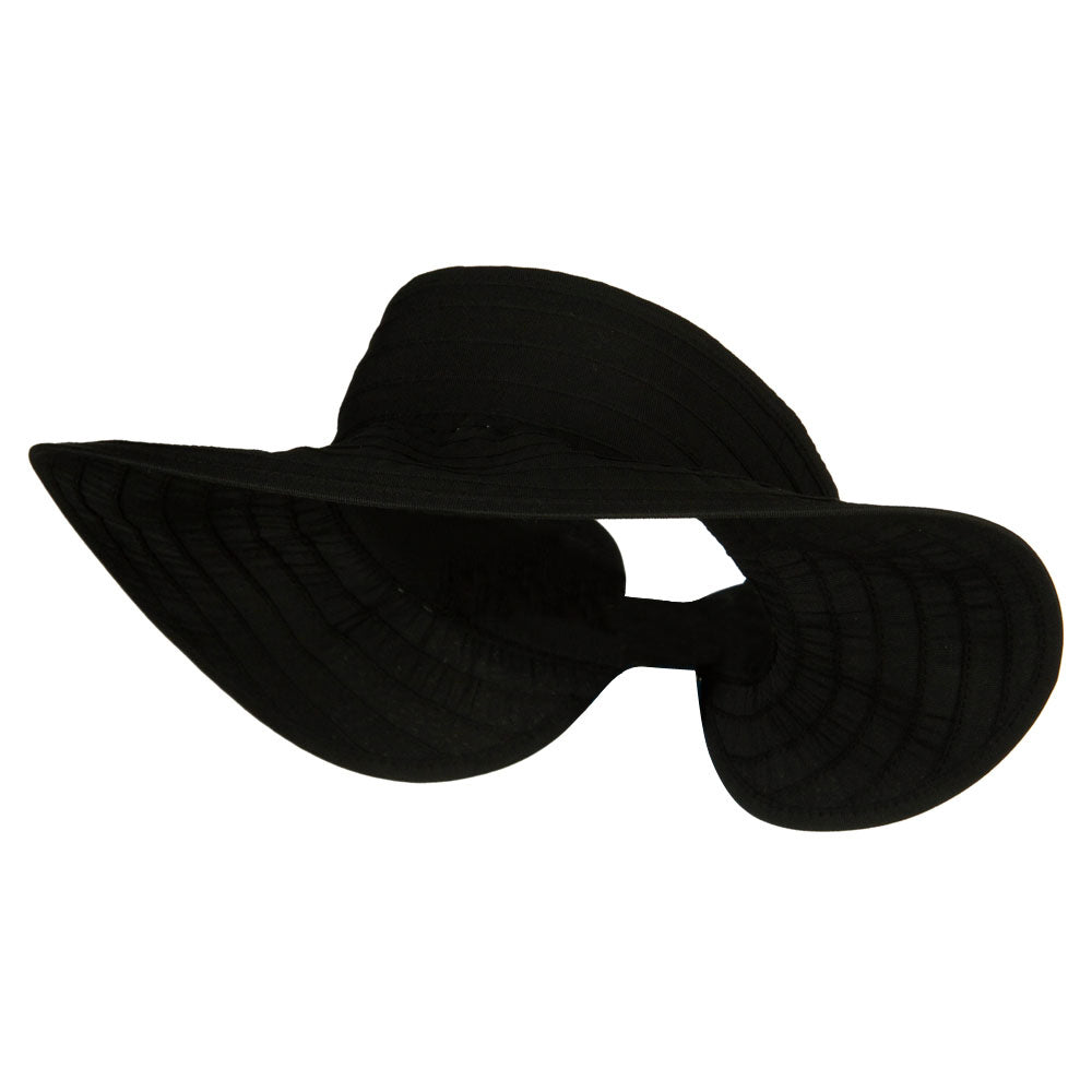 Women's UPF 40+ Roll Up Gardening Visor
