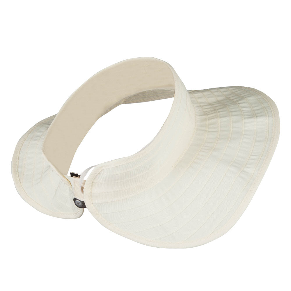 Women's UPF 40+ Roll Up Gardening Visor