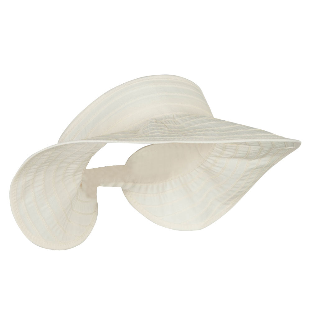 Women's UPF 40+ Roll Up Gardening Visor