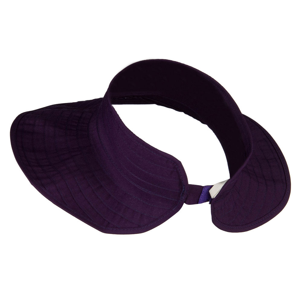 Women's UPF 40+ Roll Up Gardening Visor