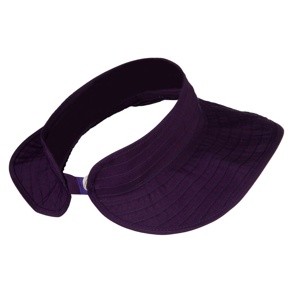 Women's UPF 40+ Roll Up Gardening Visor