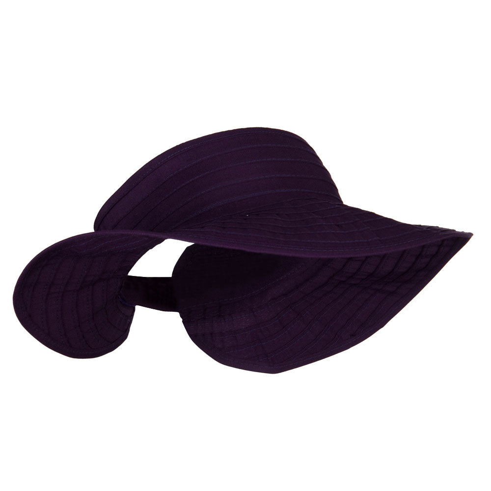 Women's UPF 40+ Roll Up Gardening Visor