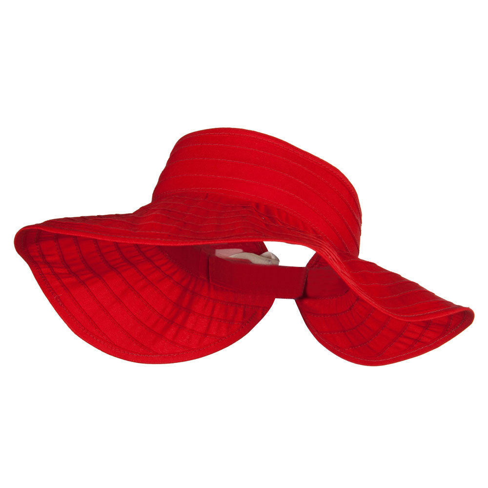 Women's UPF 40+ Roll Up Gardening Visor