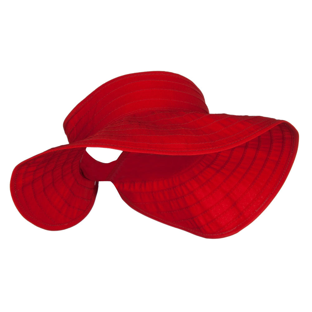 Women's UPF 40+ Roll Up Gardening Visor