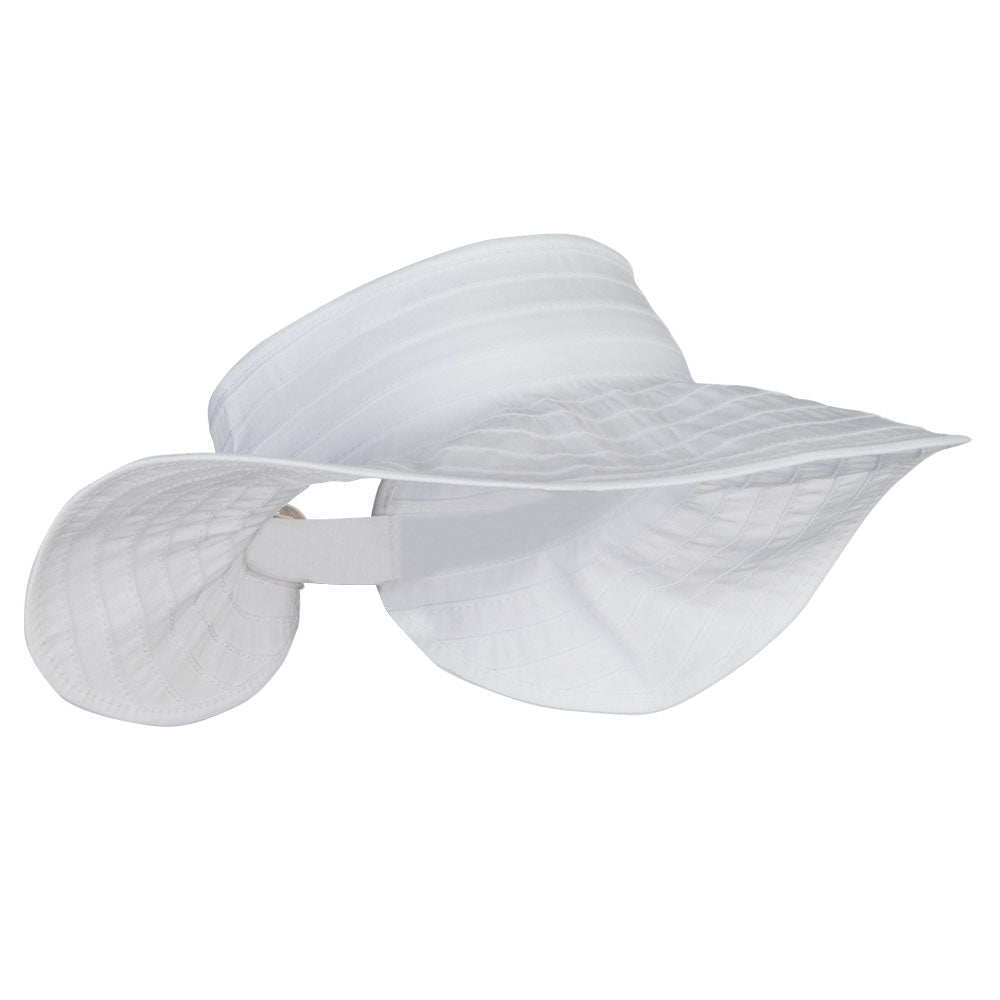 Women's UPF 40+ Roll Up Gardening Visor