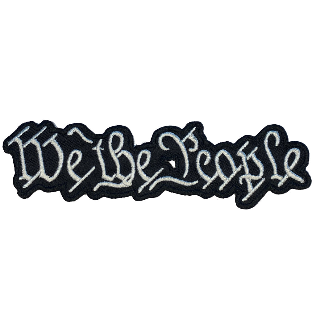 We The People Die-Cut - Iron-On or Velcro-Backing