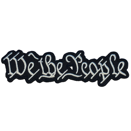 We The People Die-Cut - Iron-On or Velcro-Backing