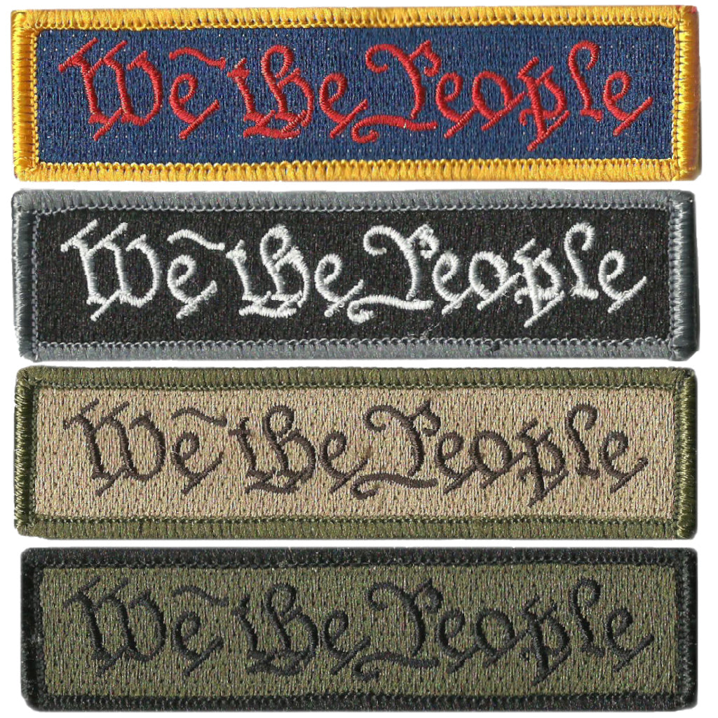 We The People Morale Patches 1" x 3 3/4"
