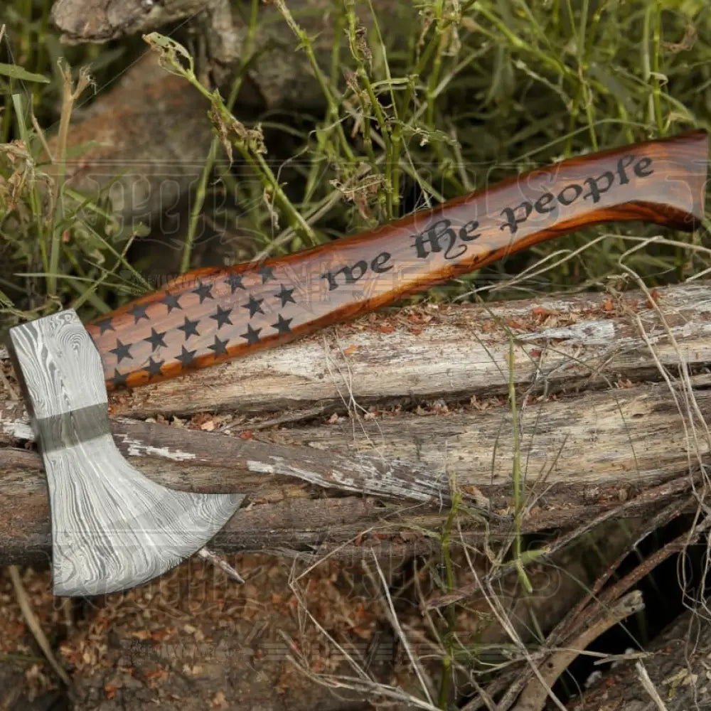 WE THE PEOPLE Chopper - American Damascus Axe - 20 Inches