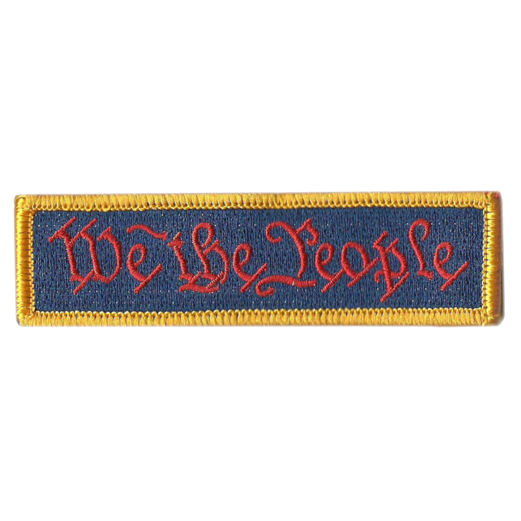 We The People Morale Patches 1" x 3 3/4"