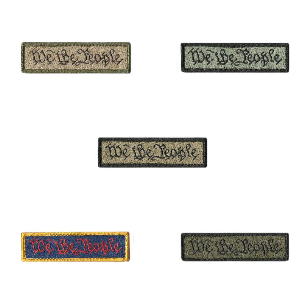 We The People Morale Patches 1" x 3 3/4"