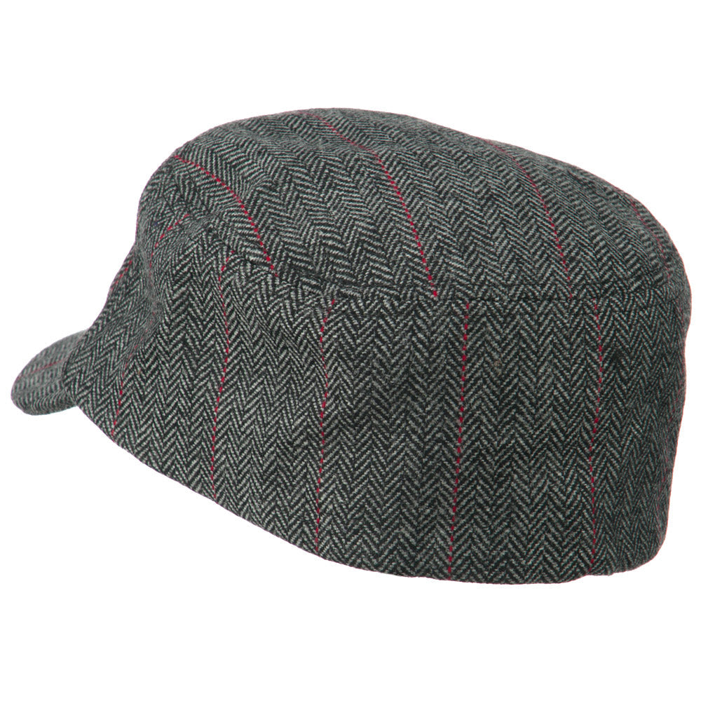 Wool Fashion Fitted Engineer Cap