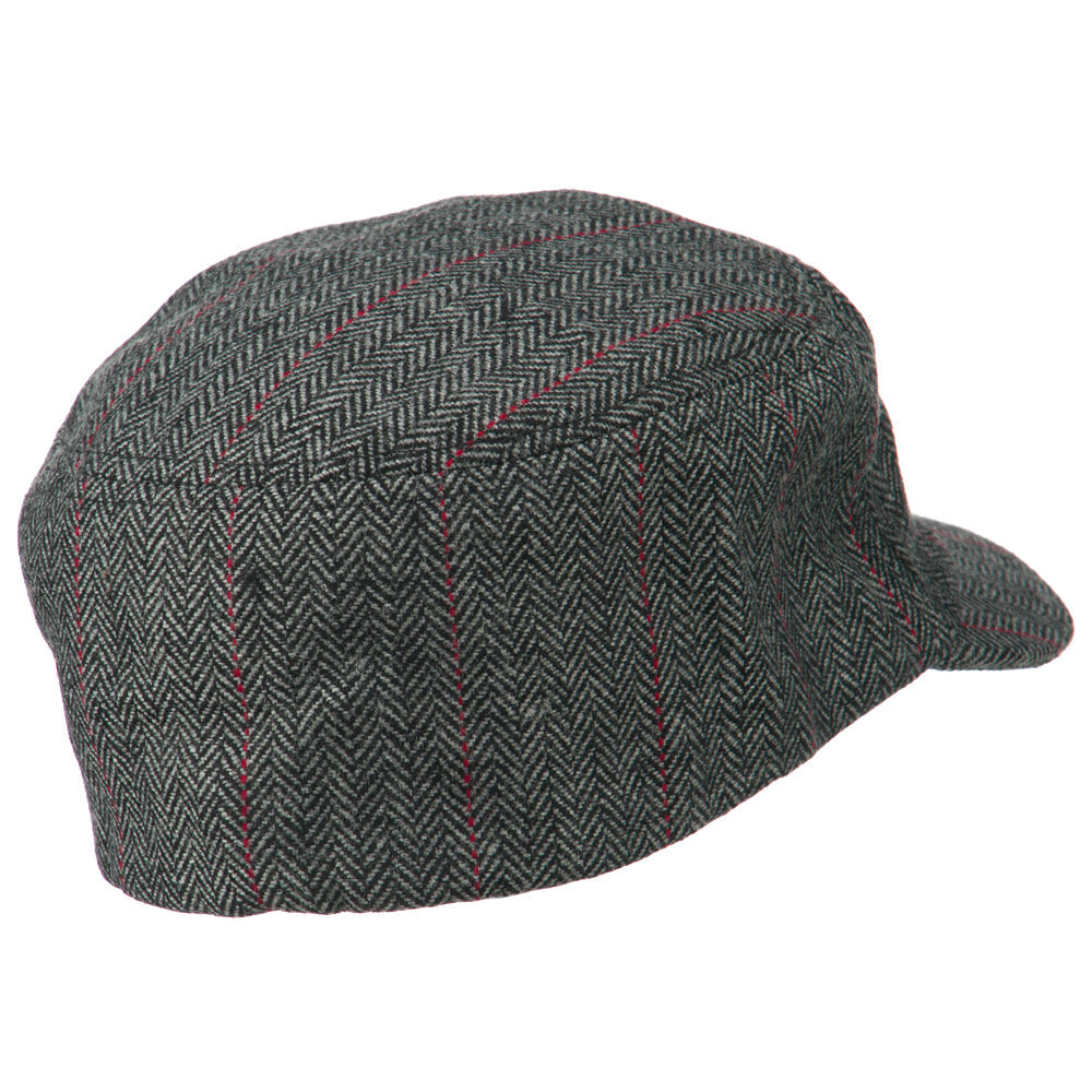 Wool Fashion Fitted Engineer Cap